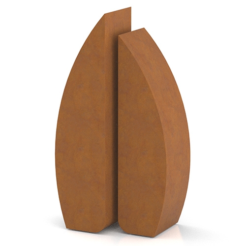 Urnen aus Corten-Stahl