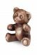 Gedenkstatue Teddybär – 3D, freistehend, Gewindestifte unten