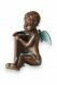 Grabskulptur aus Bronze 'kleiner Engel'