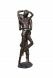 Grabskulptur aus Bronze 'Liebespaar'