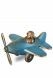 Gedenkstatue Flugzeug – 3D, freistehend, Gewindestifte unten
