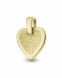 Schmuckstück Fingerabdruck 'Herz' aus Gold Ø 1.5 cm