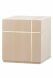 Holzurne 'Cubo' natur Linde mit goldenem Kreuz | SONDERANGEBOT