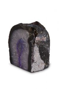 Kerzenhalter Kleinurne aus Amethyst