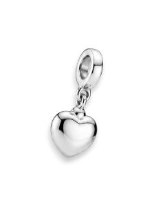 Ascheelement „Herz“ silber für ein Pandora-Armband