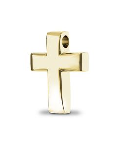 Asche Anhänger 'Kreuz' aus 14-Karat-Gold