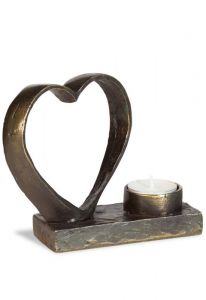 Skulptur Urne 'Mit Herz und Seele'