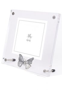 Bilderrahmen aus Plexiglas mit Schmetterling Mini-Urne