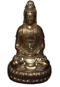 Skulptur Urne 'Buddha'