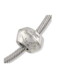 Ascheelement 'Katze und Maus' aus Silber