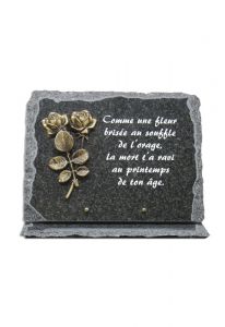 Granitgedenkstein 'Rosen'