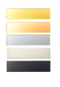 Gravurplatte in verschiedenen Farben
