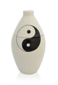 Handbemalte Kleinurne 'Yin Yang'