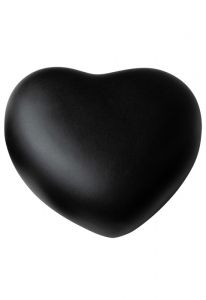 Keramik Kleinurne Herz schwarz in versch. Größen
