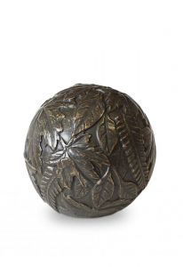 Bronze Kleinurne 'Blättern'