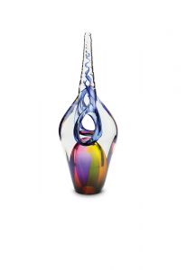 Kristallglas Mini Asche-Urne 'Einhorn'