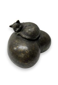 Kleinbronzeurne 'Katze'