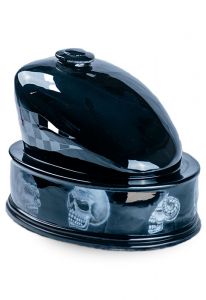 Motorradtank-Urne "Skull"