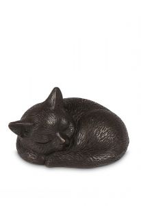 Bronze Kleinurne 'Schlafende Katze'