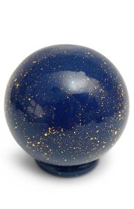 Handgefertigte Urne 'Sternenhimmel' aus Keramik