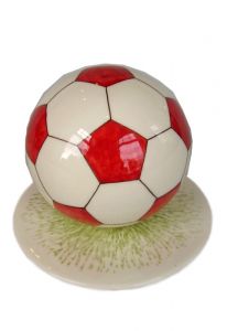 Handbemalte Urne 'Fußball'