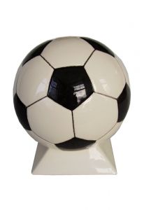 Handbemalte Urne Fußball