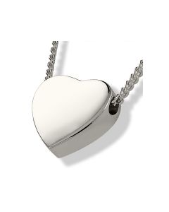 Asche Anhänger „Herz“ aus 925er-Silber