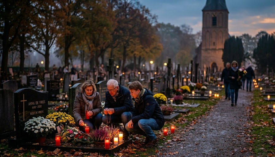 Allerheiligen: Grabschmuck, Kerzen und Erinnerung